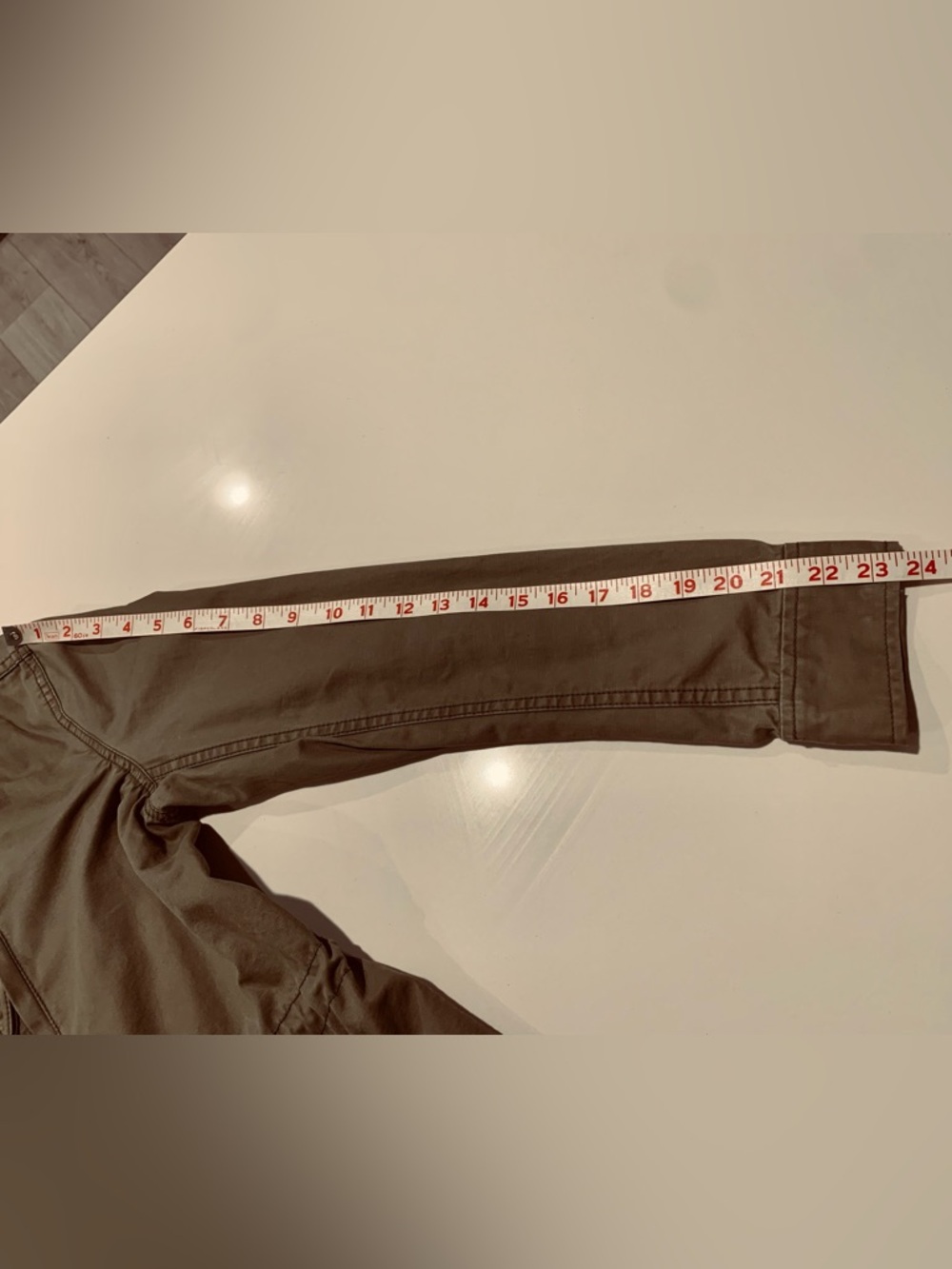 Women’s Madewell Olive Cotton Utility Fleet Jacket, M - Picture 9 of 9